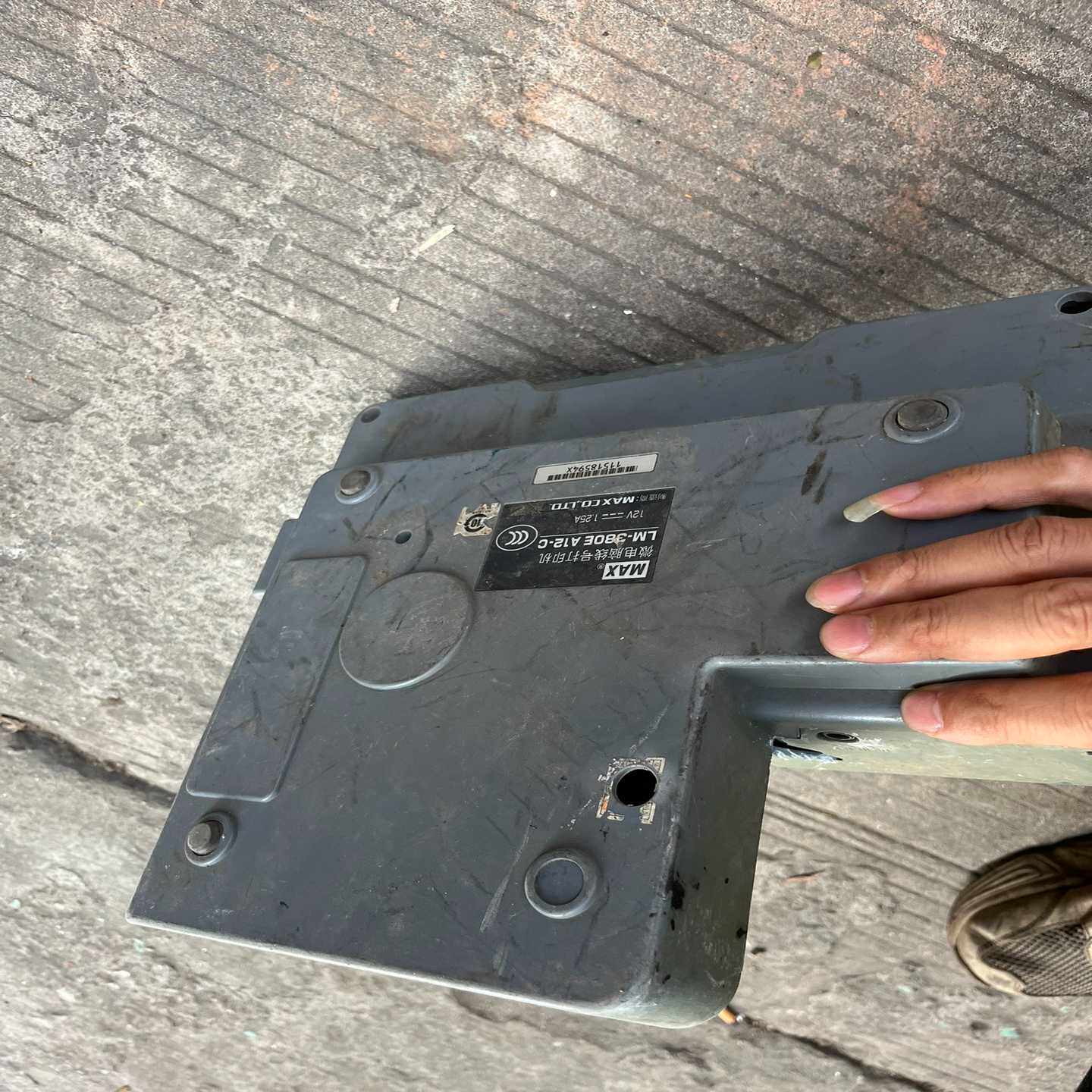 询价~日本MAX线号机：型号LM一380E，详细情况看图片，明显屏