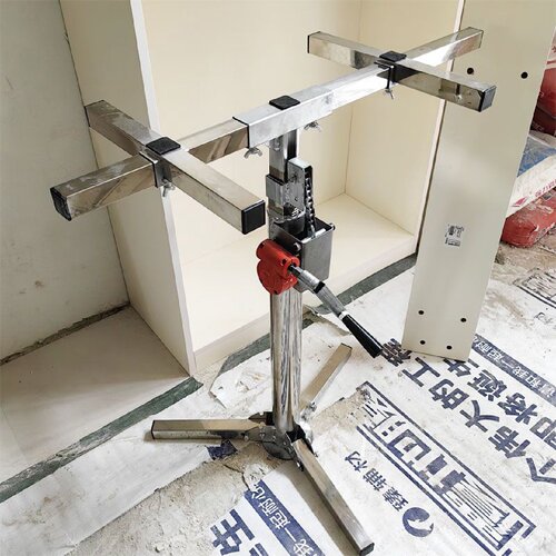 林度吊柜橱柜安装支撑架神器不锈钢升降支架手电两用可微调升降台