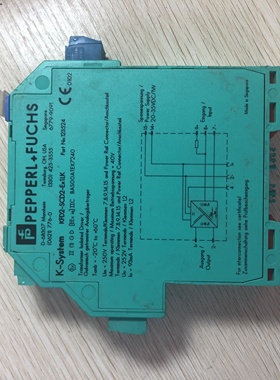 现货促销 原装拆机 倍加福 123524 KFD2-SCD2-EX1LK 实物照片询价