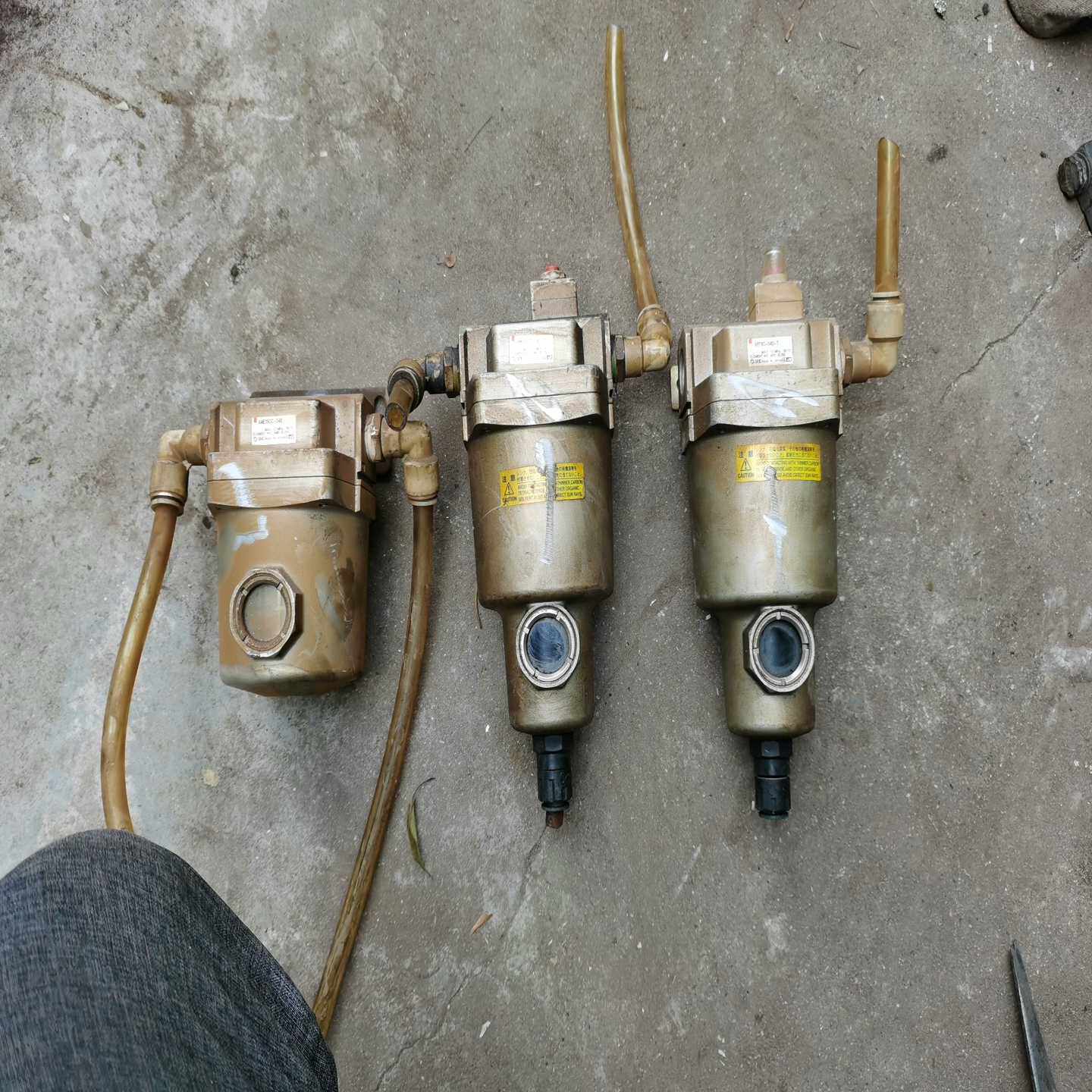 拆机日本原装油雾分离器过虑器三只型号为：AMH350C一04--议价商