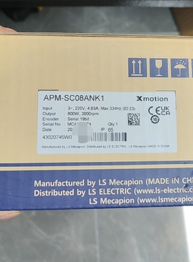 LS伺服电机APMSC08ANK1800W功率220V-议价