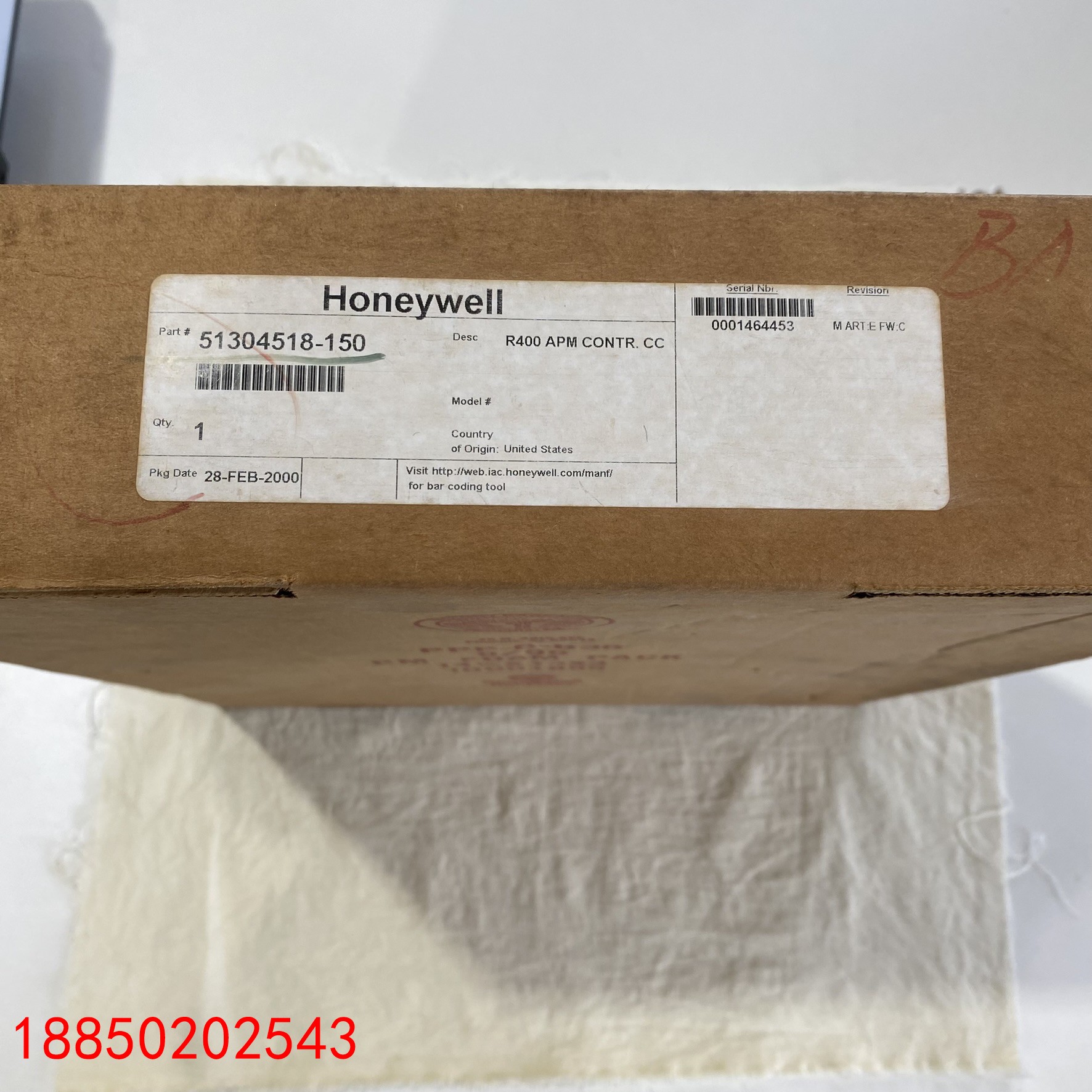 【请询价】霍尼韦尔R400 APM控制卡件型号51304518-15