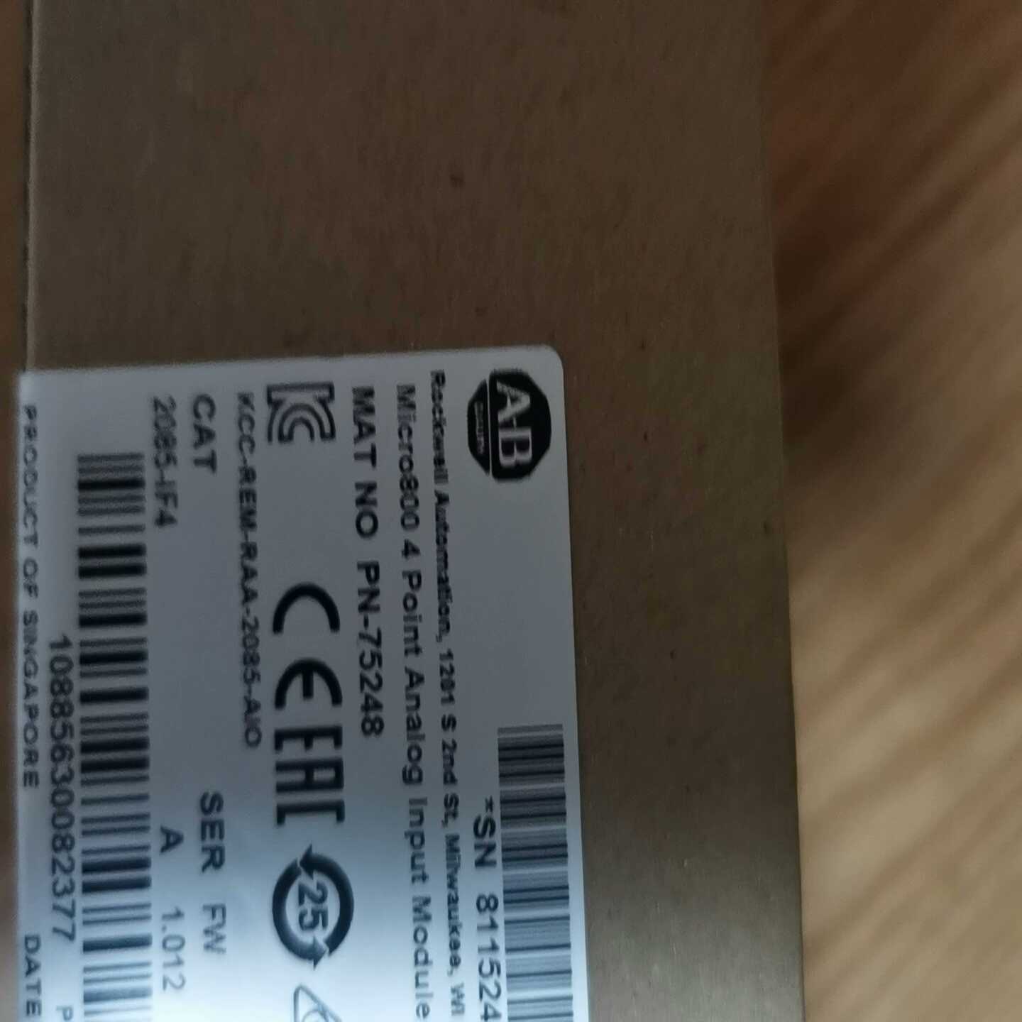 【议价】罗克韦尔AB2085-IF4最后一个适用