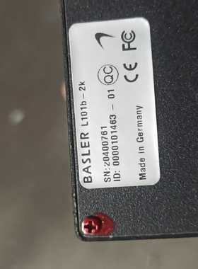BASLER巴斯勒L101b-2k工业线阵扫描相机--议价商品