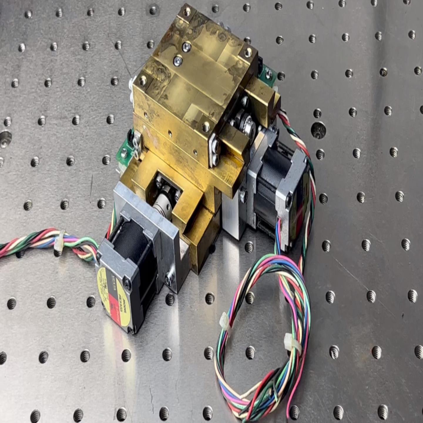 询价~电动XY平移台 大承载自动对位平台 日本产黄铜材质 台面60