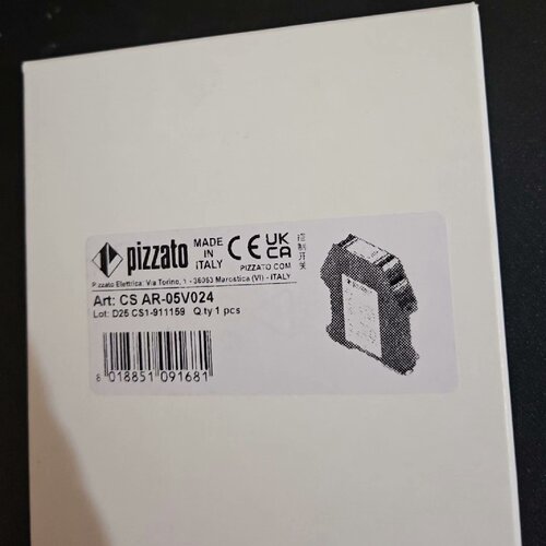 议价全新PIZZATO安全继电器CS AR-05V024 意大利 原装D25 CS1-911