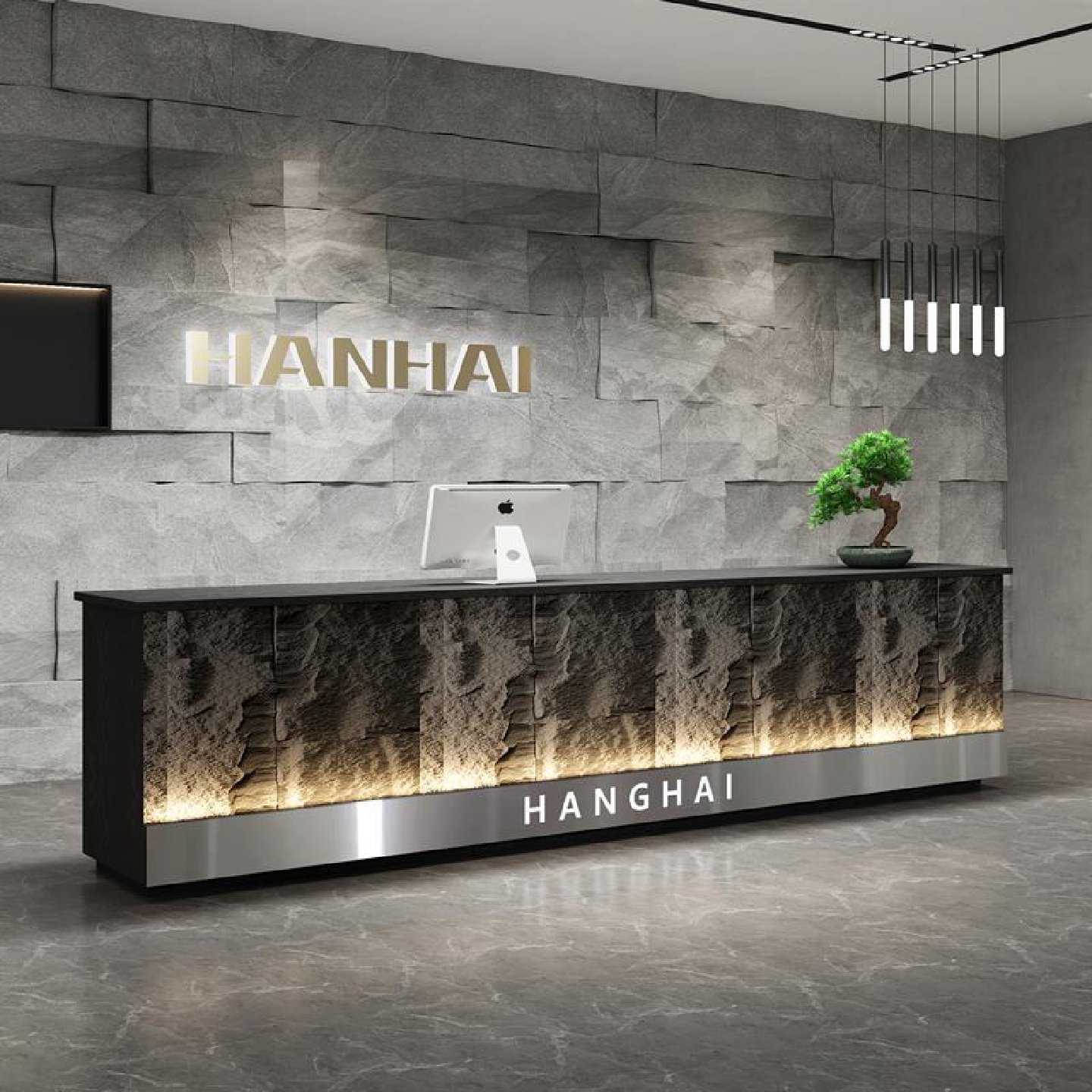 工业风饭店收银台柜台台球厅吧台桌民宿酒店养生馆茶楼前台接待台