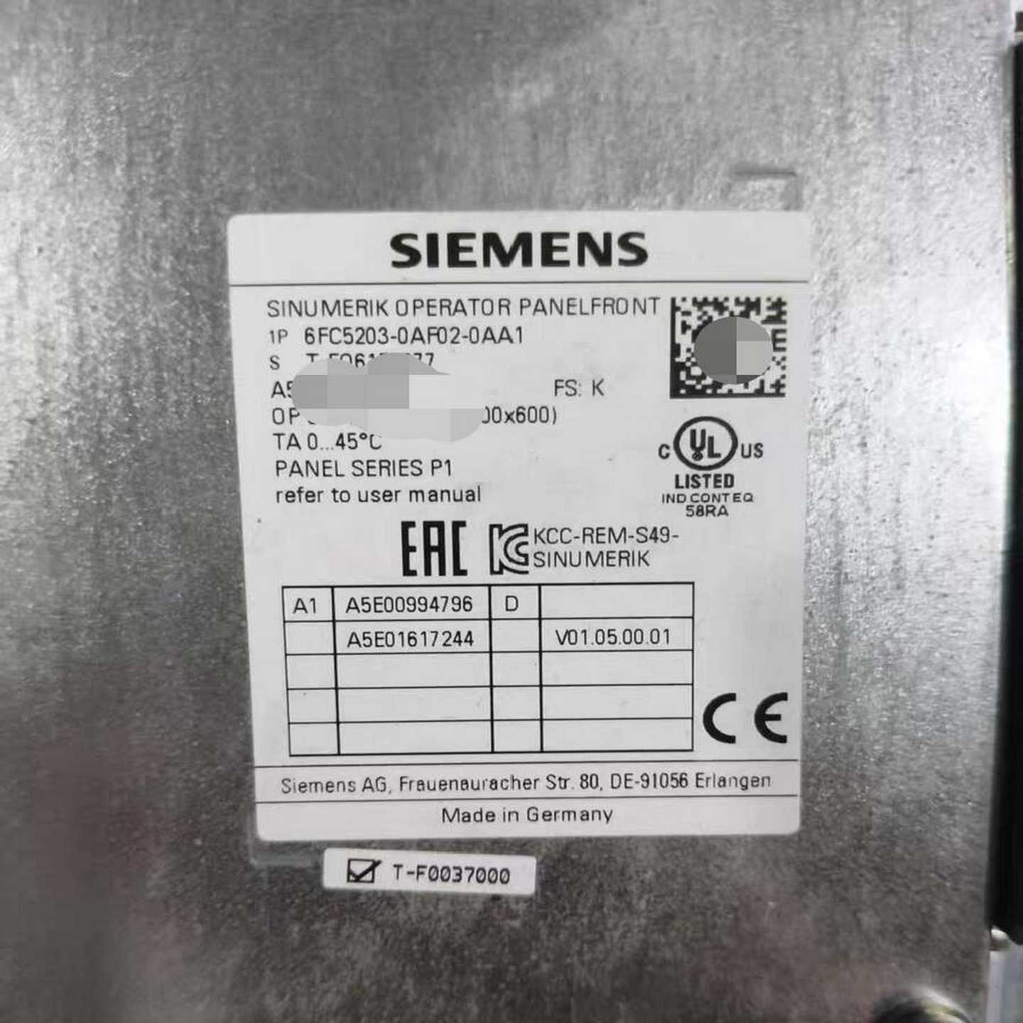 6FC5203-0AF02-0AA1橙色新功能完好议价出--议价商品