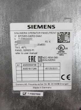 6FC5203-0AF02-0AA1橙色新功能完好议价出--议价商品