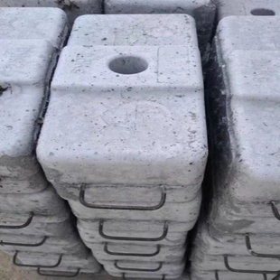 吊篮配重25kg水泥压重块高标混泥土块提升降机电梯桁架水泥块