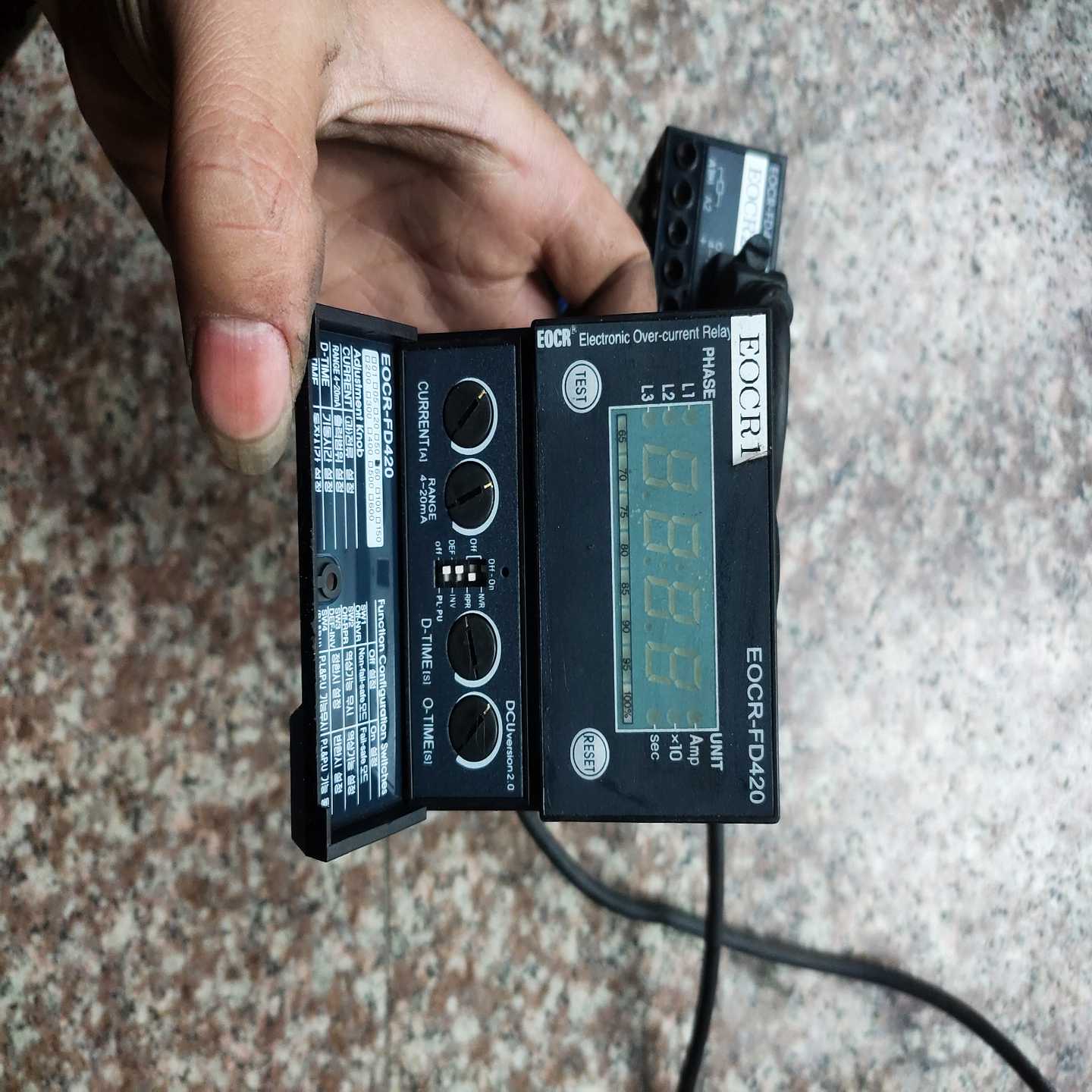 （议价）韩国三和电机保护器eocr-fd420-60-220