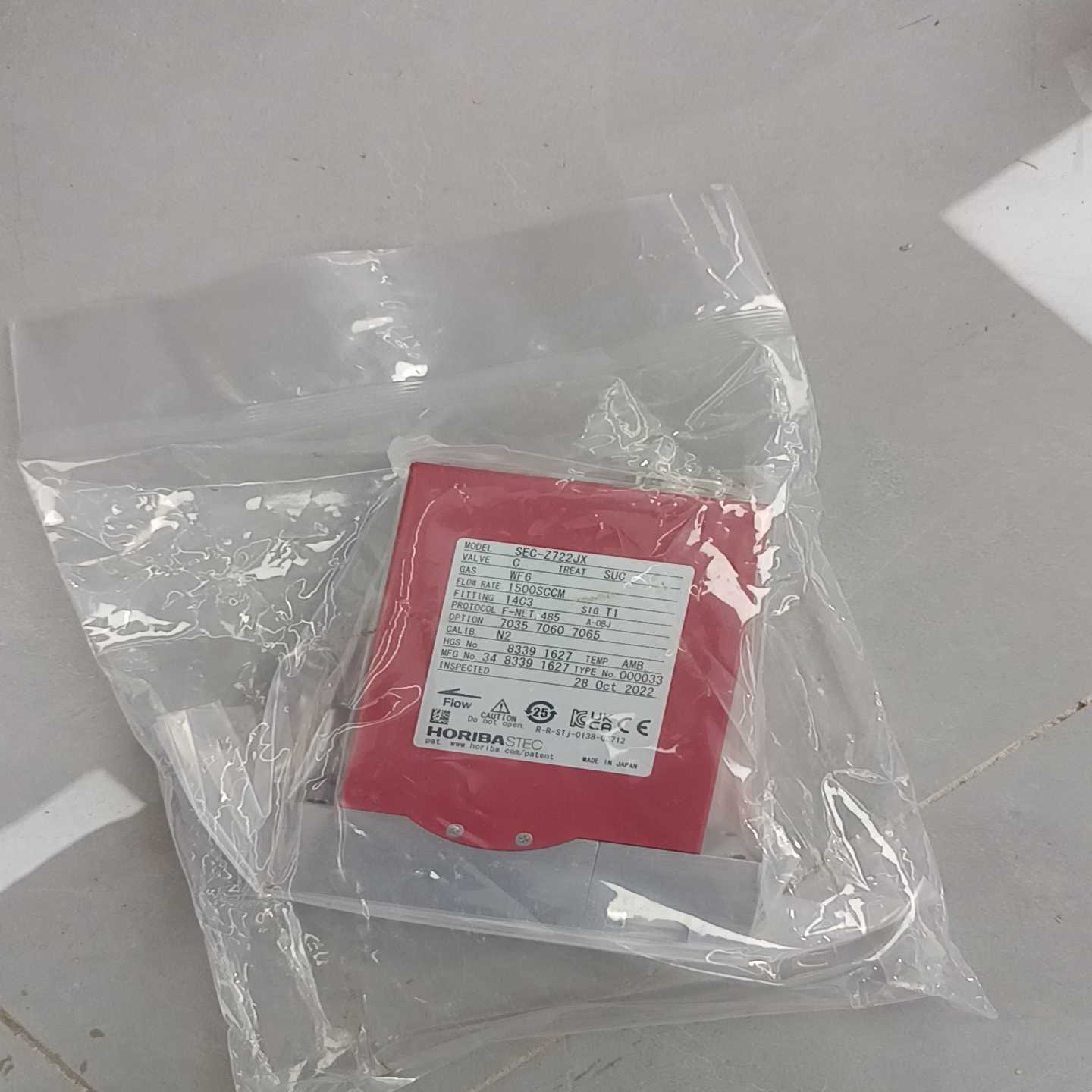 HORIBA流量计SEC-Z722JX，日本原装进口，型号W--议价商品