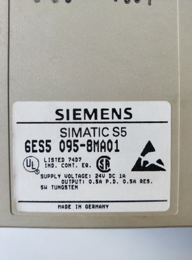 【议价】正品6ES50958MA01实物拍摄底部扣子有点破损现货