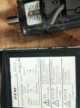 一套易能伺服驱动ESS100A2S401电机60STM0-议价