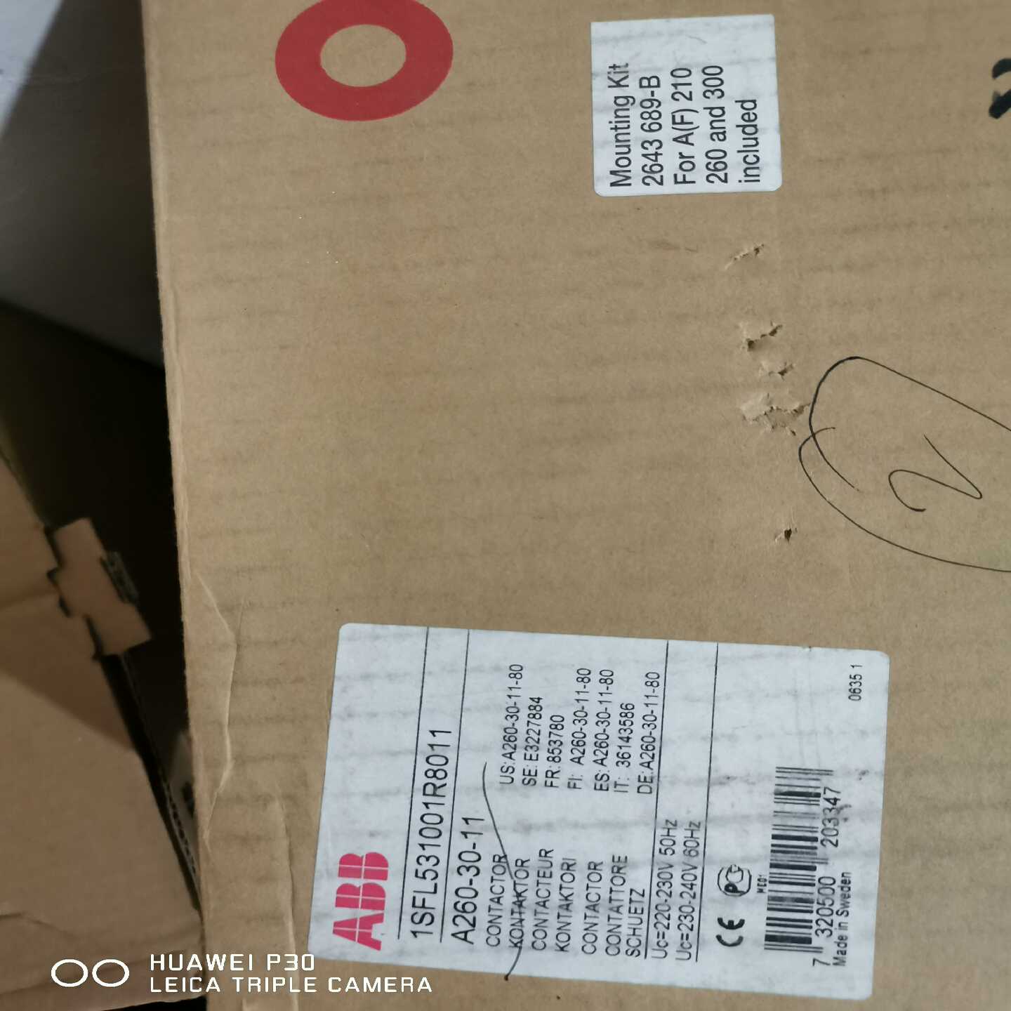 【议价】接触器A260-30-11220V的1SFL适用