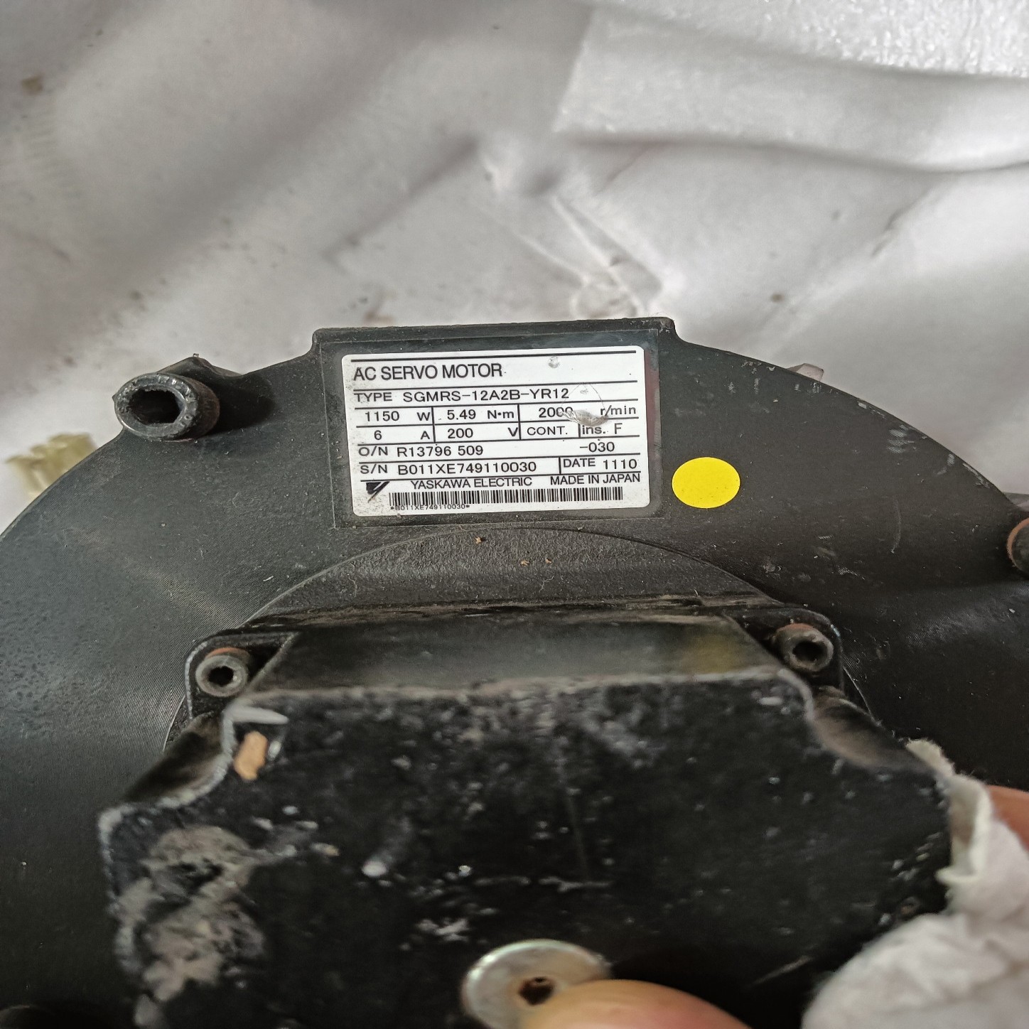 【请询价】安川伺服电机SGMRS-12A2B-YRA1实物拍摄现货