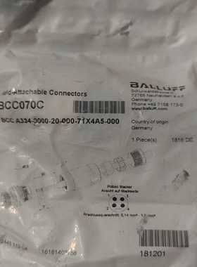 巴鲁夫bcc070c全新原装4个--议价商品