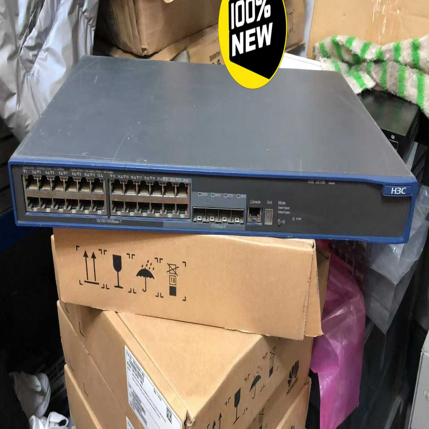 华三交换机S5100-24P-SI24个电口4个光口--议价商品