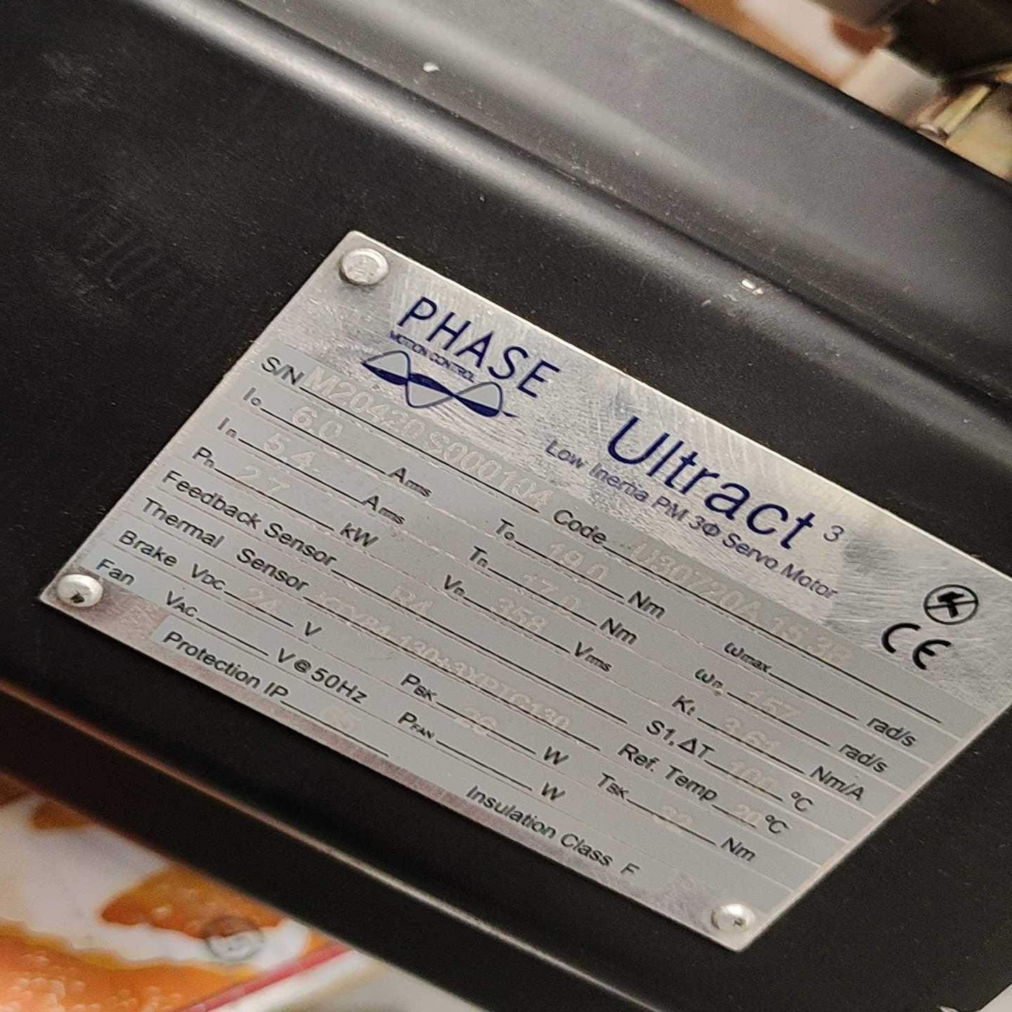 菲仕PHASE伺服电机U30720A.15.3B2.7K~询价