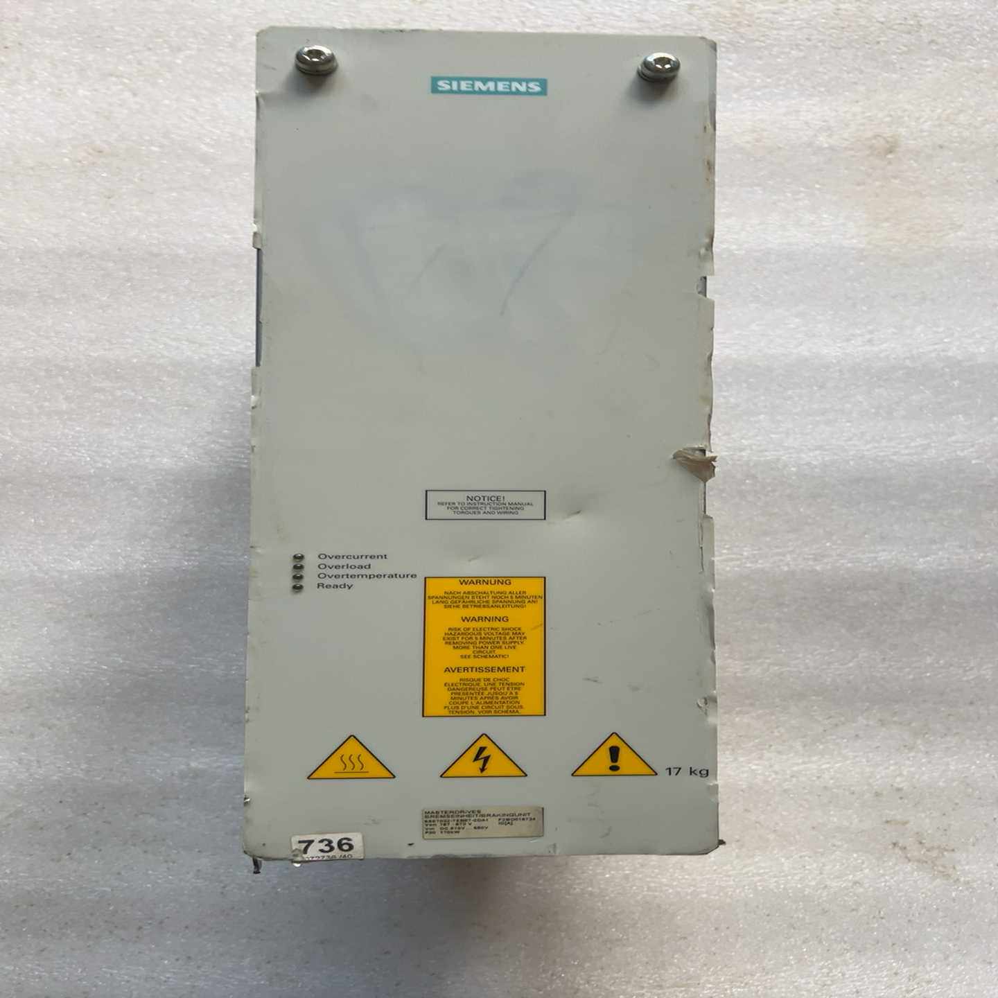 全新西门子Masterdrives制动单元6SE7032-7--议价商品