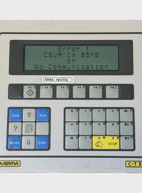 GJ178 Kompaktsteuerung Coverma CT 315 Epis 851801.501 24V DC
