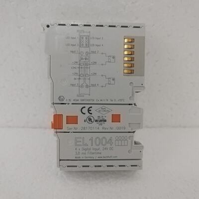 BECKHOFF EL1004 EtherCAT Terminal 4channel digital input 24