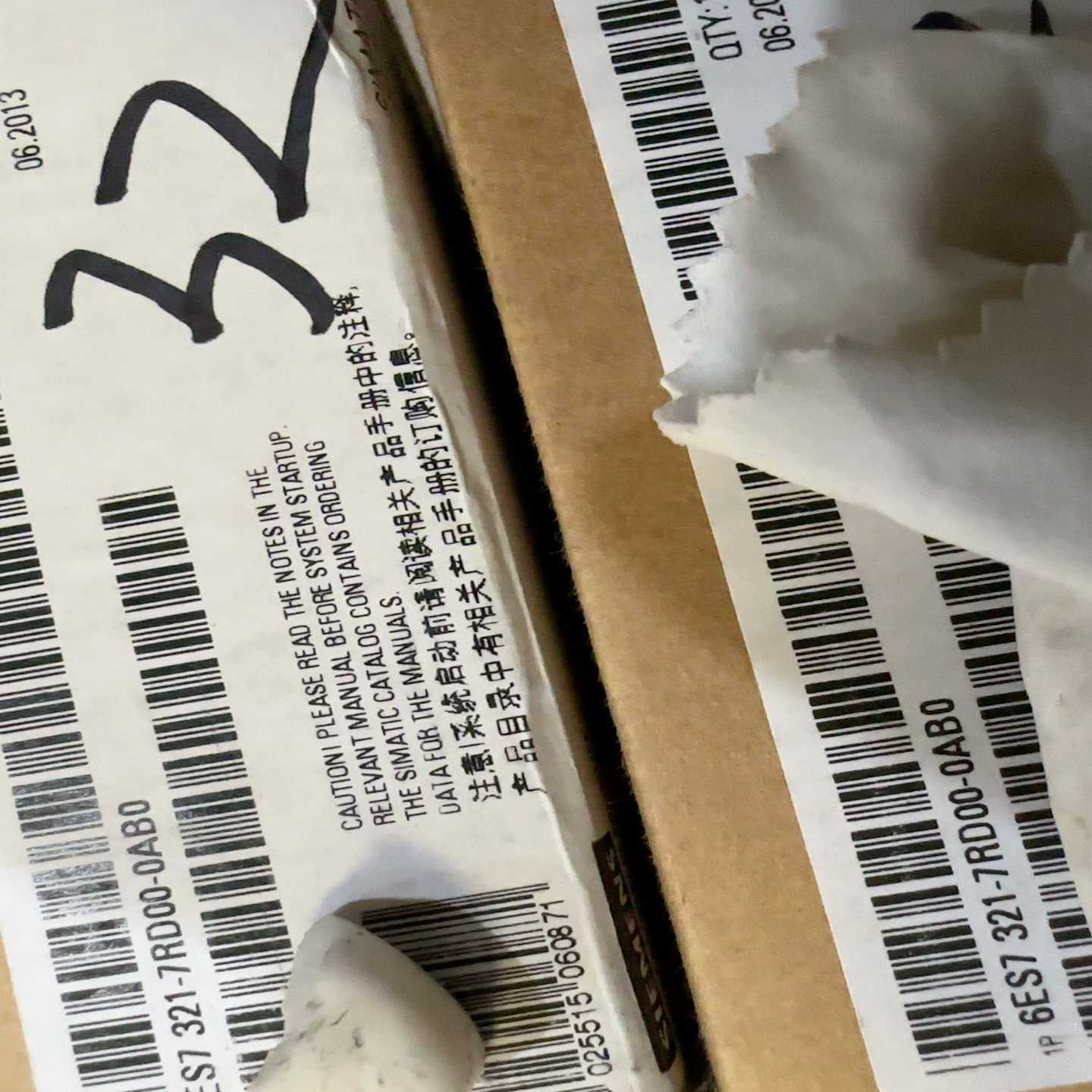 6ES7321-7RD00-0AB0 标签有字体【卡奥电子】