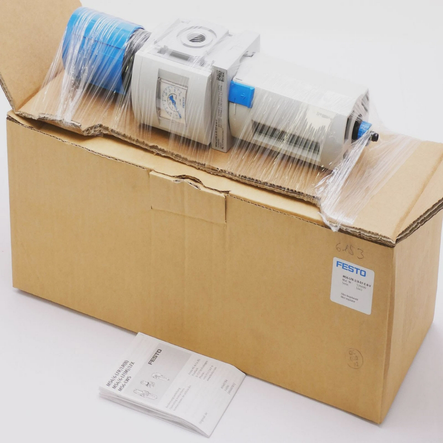 FestoMS6-LFR-3/8-D7-E-R-VMS6LFR3/8D7ERV526490Filter-Rege