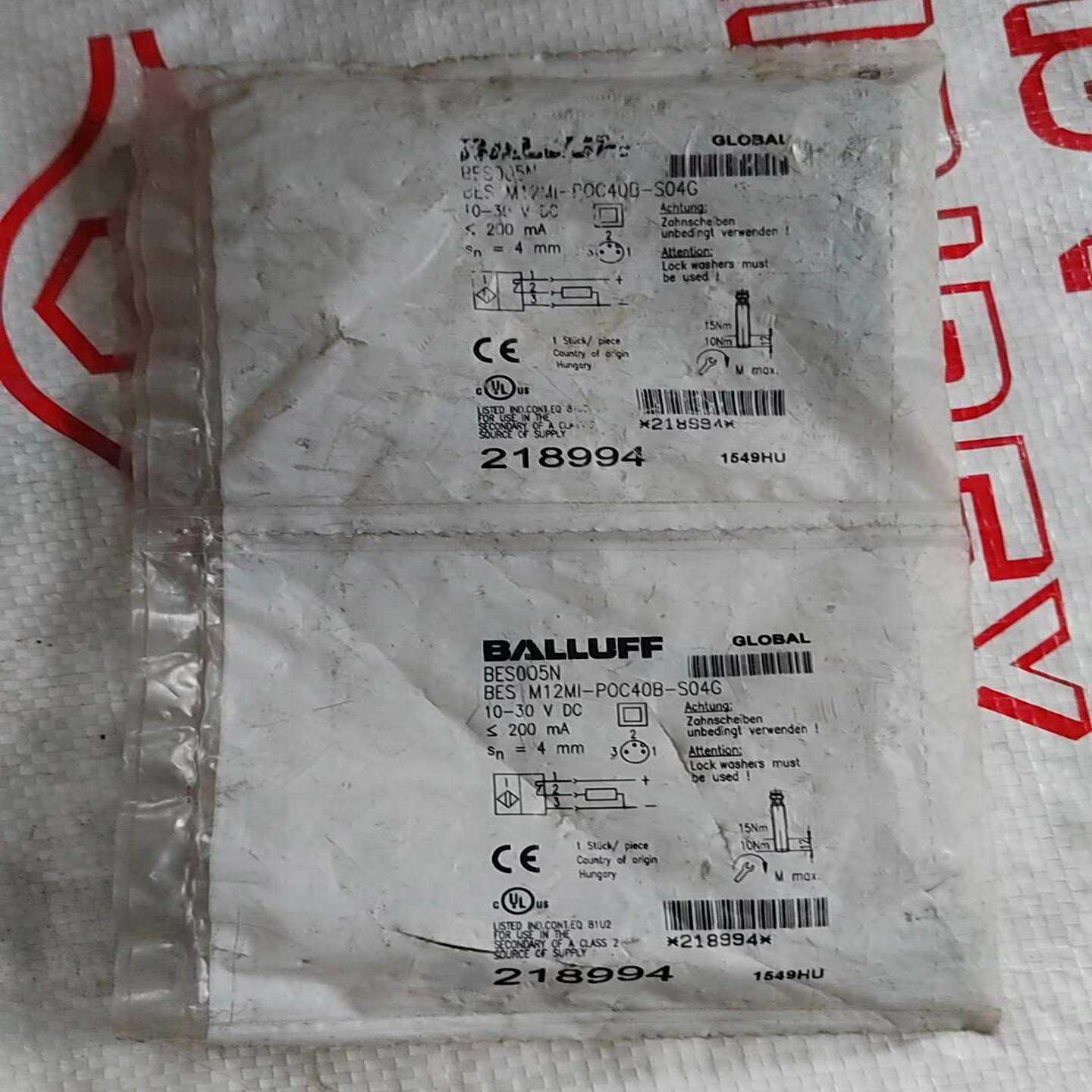 议价BALLUFF巴鲁夫接近开关BESM12MI-POC40B-