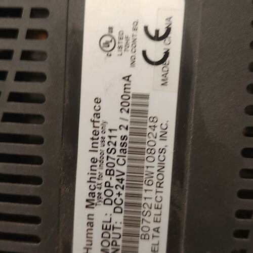 询-台达触摸屏DOPB07S411成色如图还可