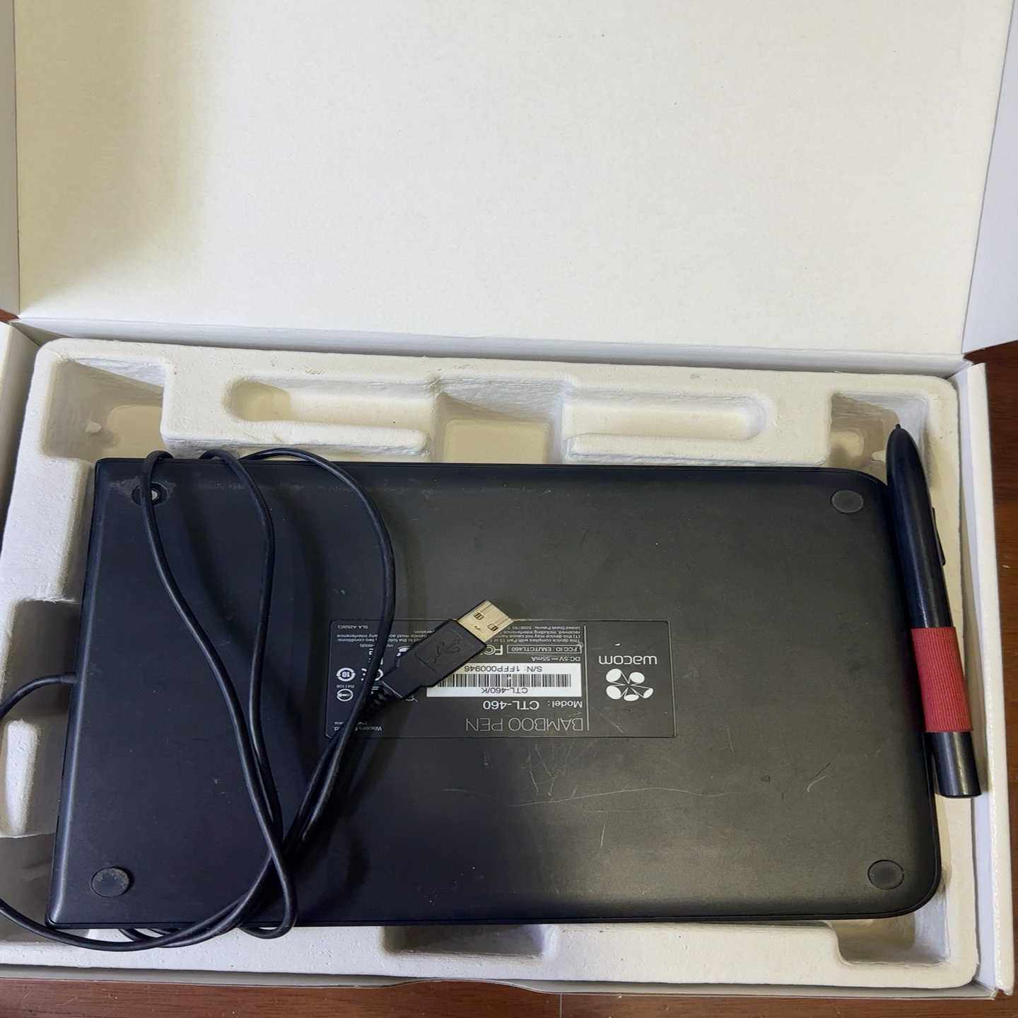 WacomCTL-460，带笔带包装，使用过，有好几询价