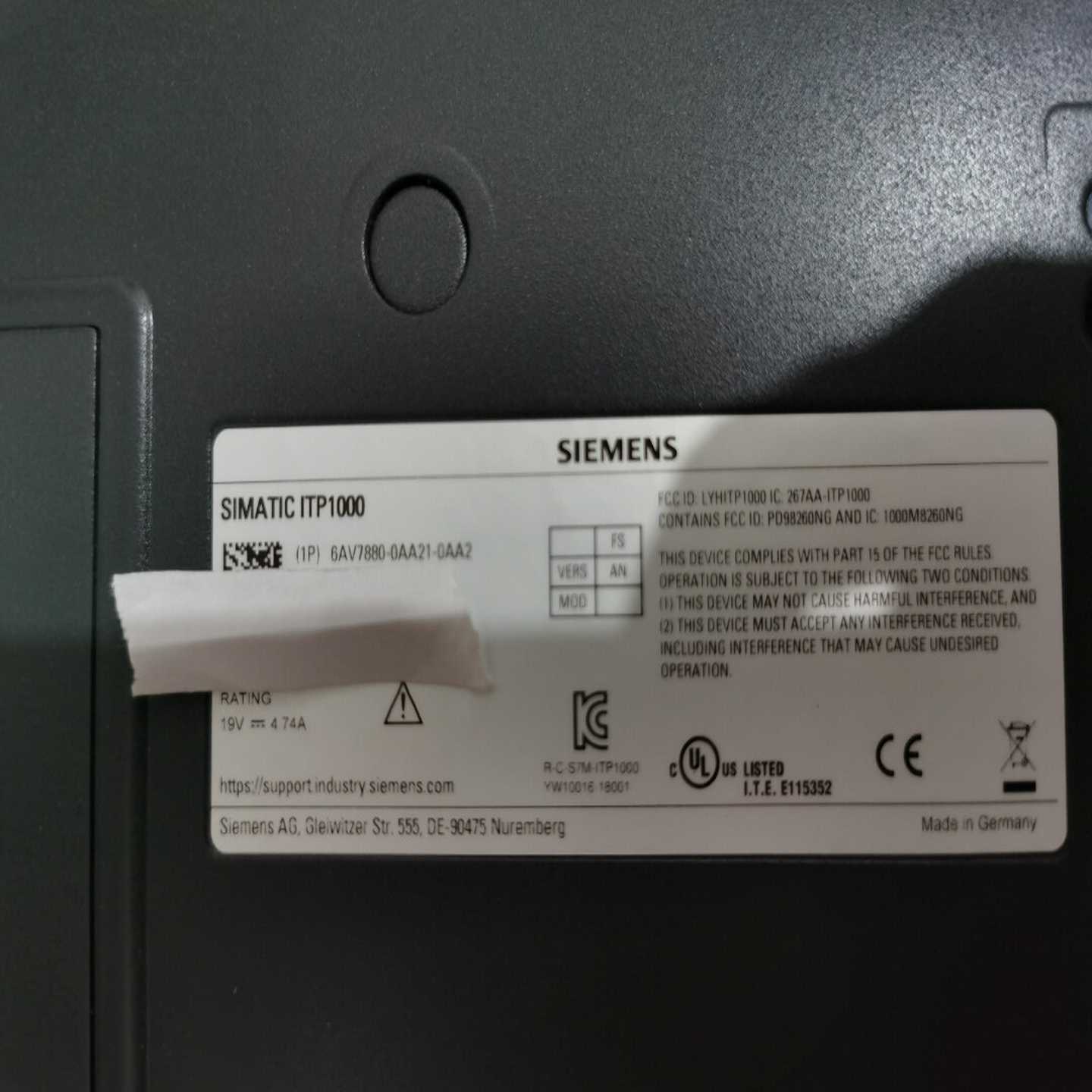 询价~SIMATIC ITP1000 HMI触摸屏