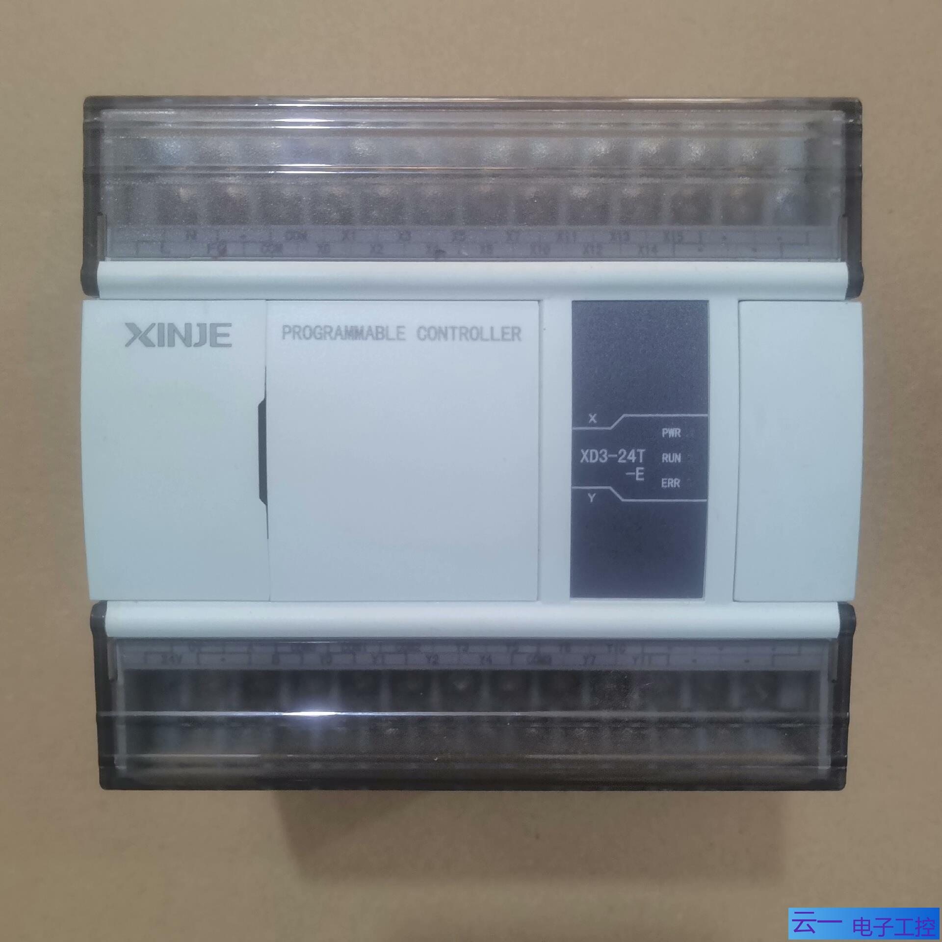 信捷PLC型号XD3-24T-E成色95新装机无忧标；议价
