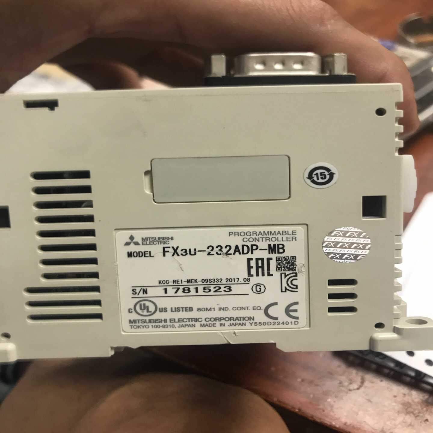 三菱PLC原装FX3U-232ADP-MB扩展模块板件有10-议价