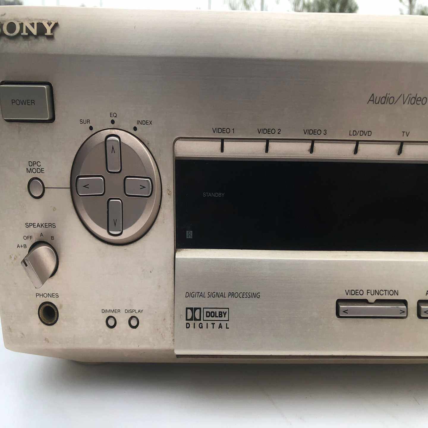 SONY索尼TA-V909发烧功放机5.1声道功放光纤同轴家--议价商品