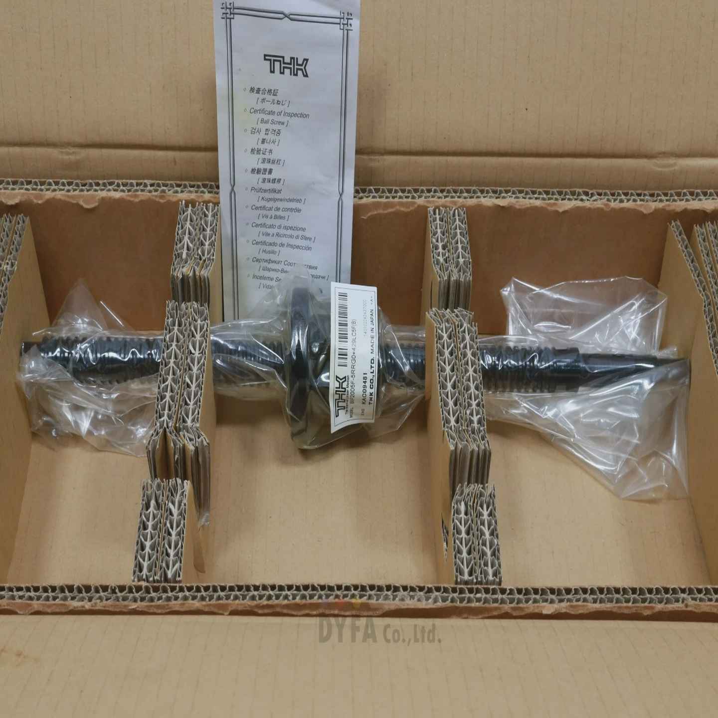 THKNNB预加载地面滚珠螺丝BIF2005F-5RRG0429LC5F(B)BSC-I-1