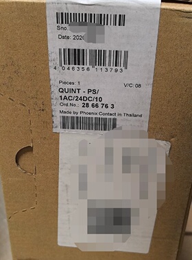 QUINTPS1AC24DC10菲尼克斯电源2866议价