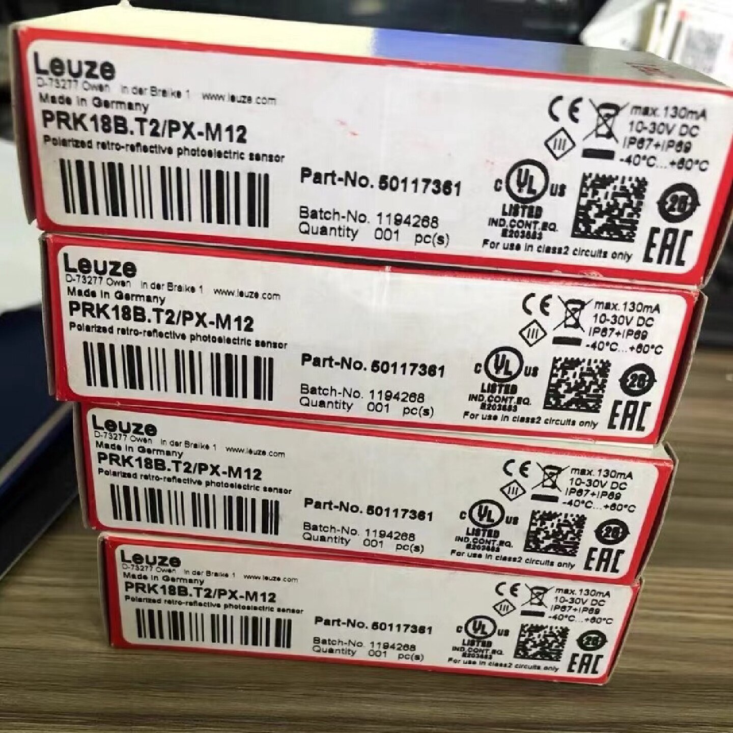 全新原装正品Leuze劳易测光电传感器PRK 18B.T2/--议价商品