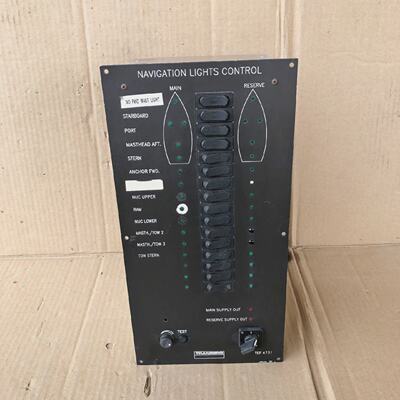TRANBERG TEF4731 NAVIGATION LIGHTS CONTROL PANEL TEF47312X16