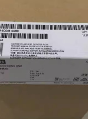 议价西门子 6ES73136CG040AB0 CPU模块 紧凑型 6ES7313-6CG04-0AB