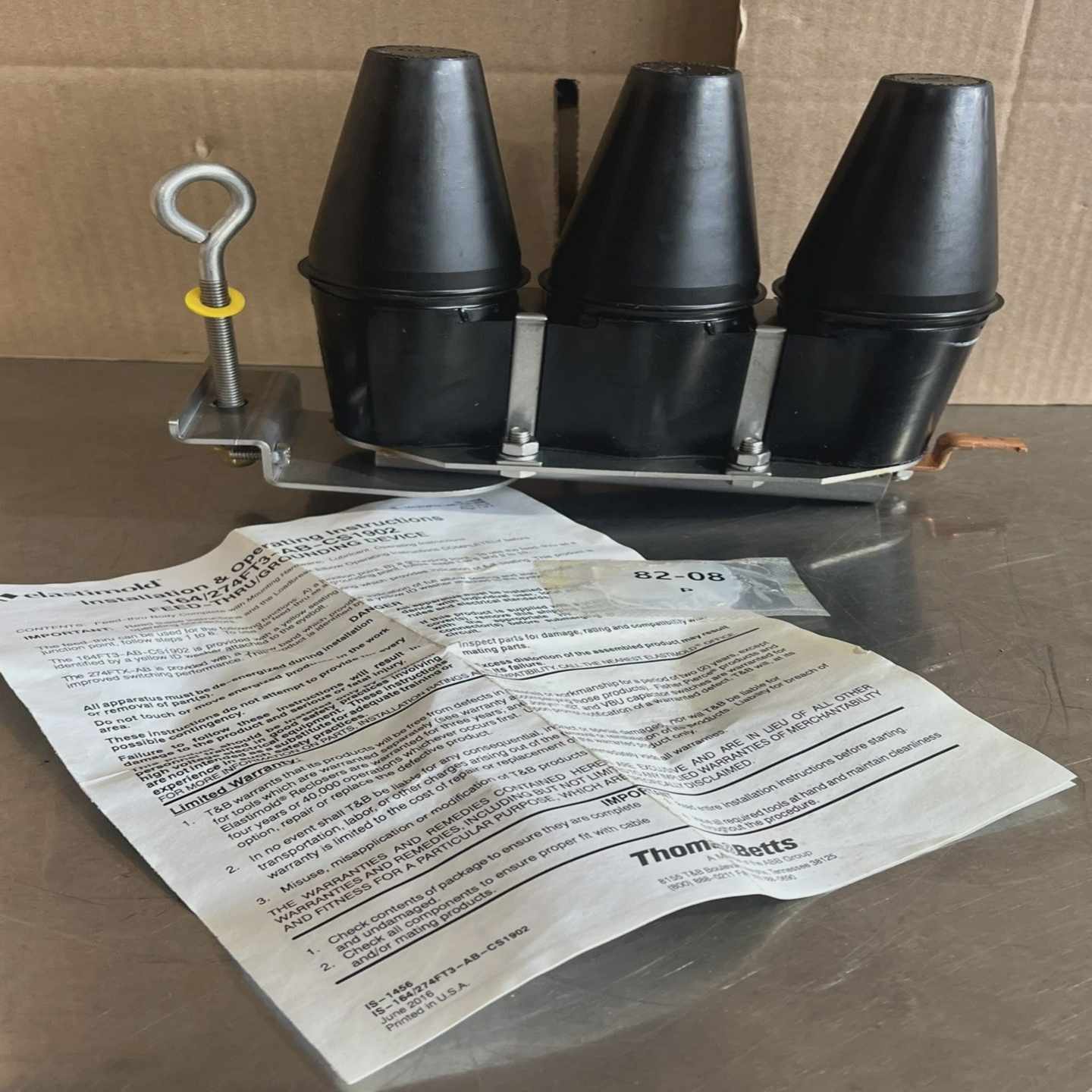 Elastimold164FTABCS1902BLoadbreak3点接线Nos剩余