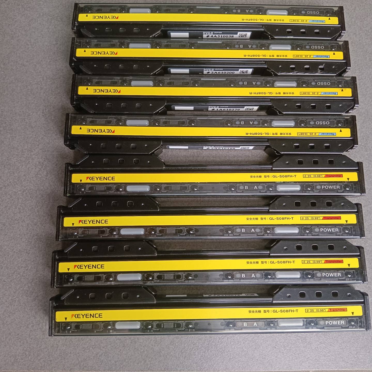 基恩士GL-S08FH安全光栅，成色超棒，实物如图，功能完好--议价商