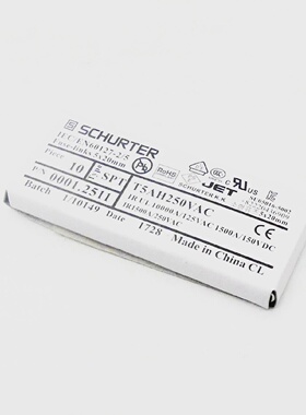 议价Schurter IecEn6012725 Sicherung FuseLinks 5X20mm 10 Piec