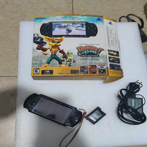 索尼PSP3001瑞奇与叮当限定版游戏机，型号PSP-300--议价商品