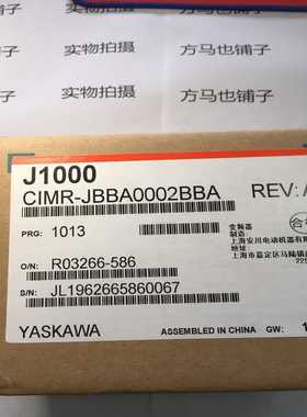 寻..安川变频器CIMR-JBBA0002BBA单相400W