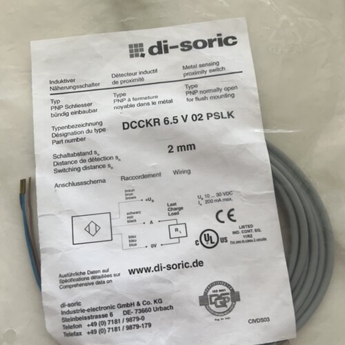 DCCKR6.5V02PSLK德森克diso