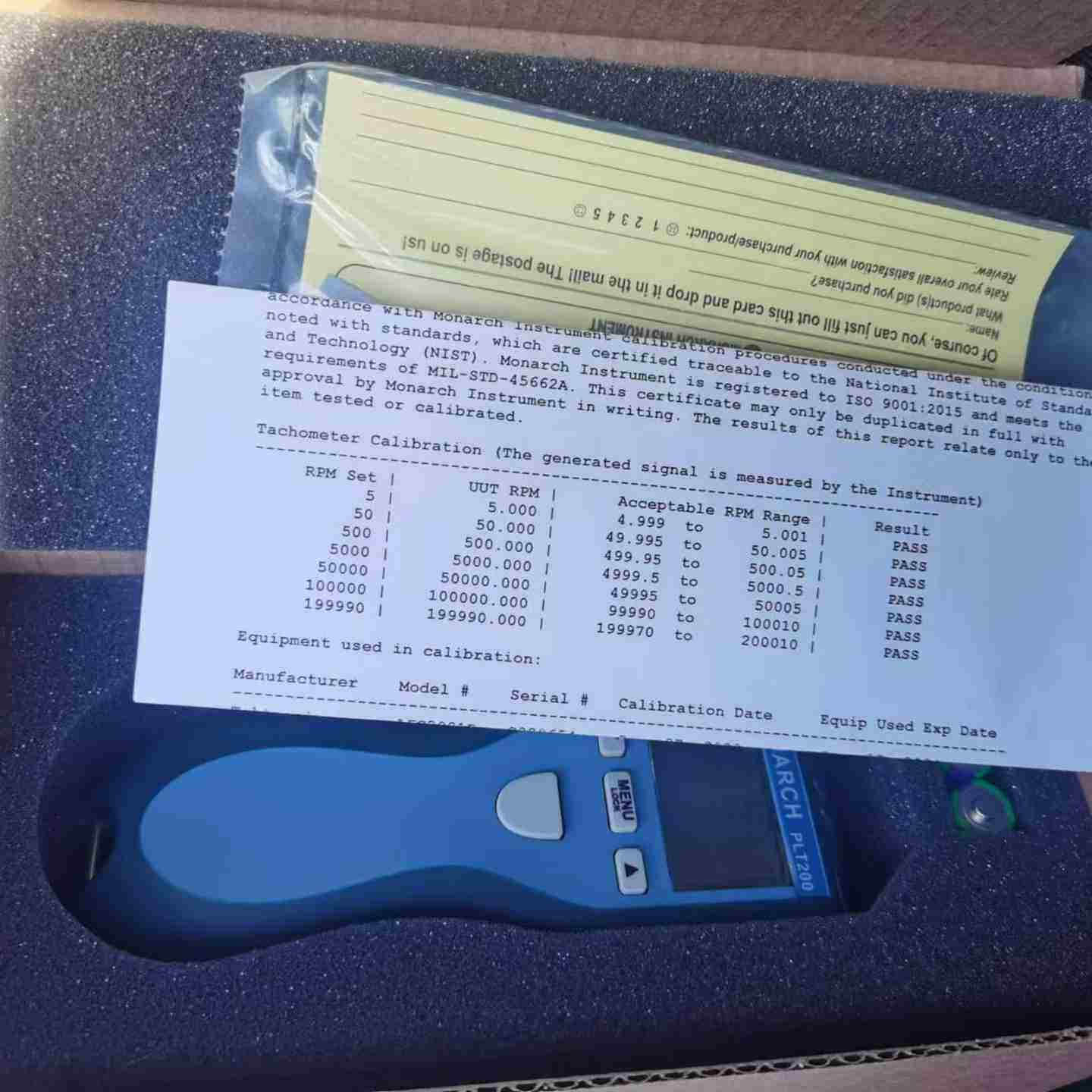 议价-那PLT200Kit接触/非接触两用转速表PLT200PT99M