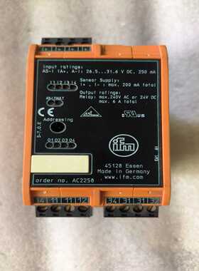 AC2258易福门IFM控制器模块，，功能，库询价