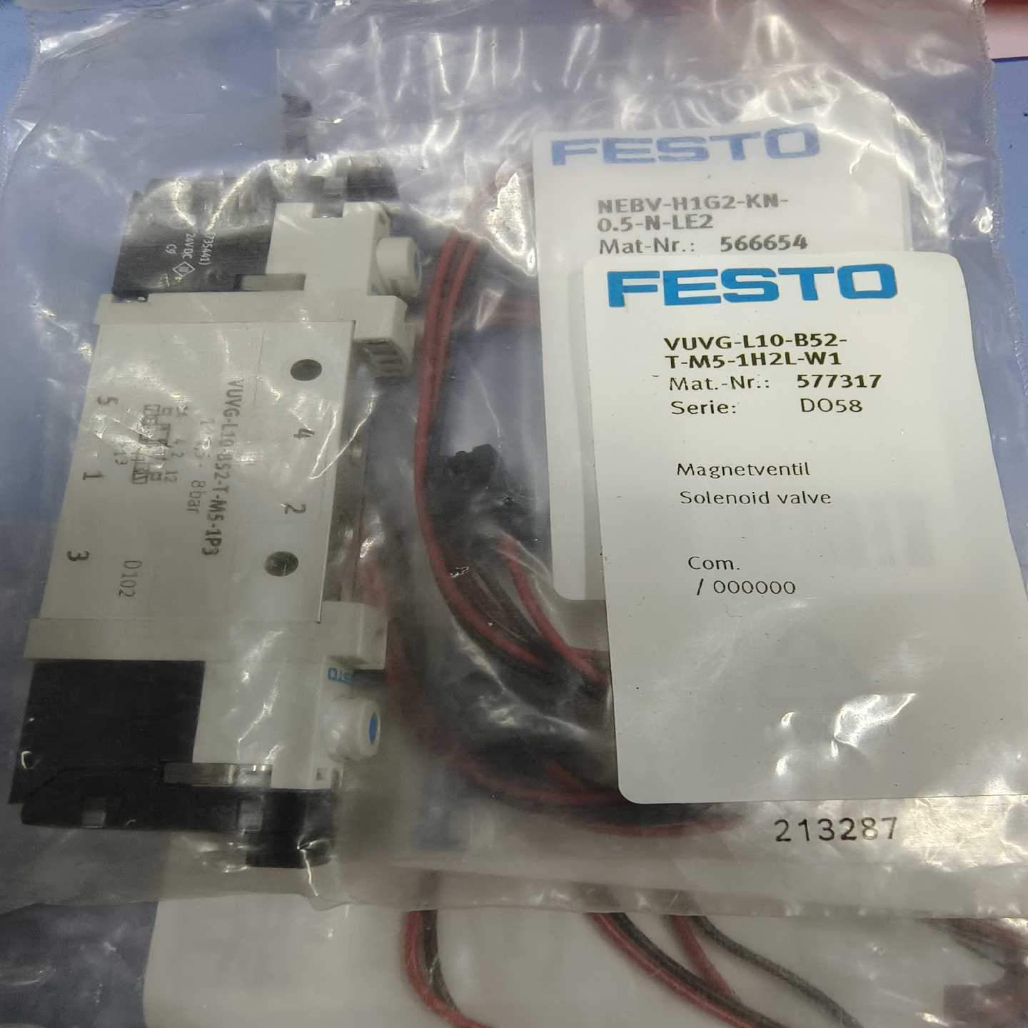 【议价】FESTO电磁阀VUVG-L10-B52-T-M5-1H2L