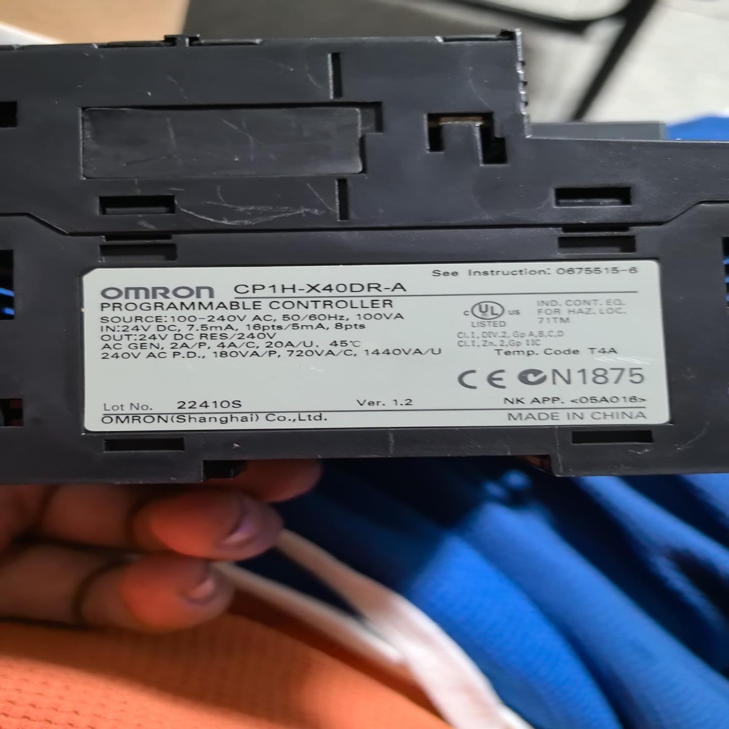 PLC模块CP1H-X40DR-A. V1.2 拆（佳毅工控）